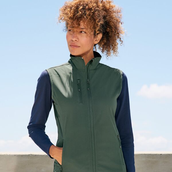 SOL'S Ladies Falcon Recycled Soft Shell Bodywarmer Thumbnail