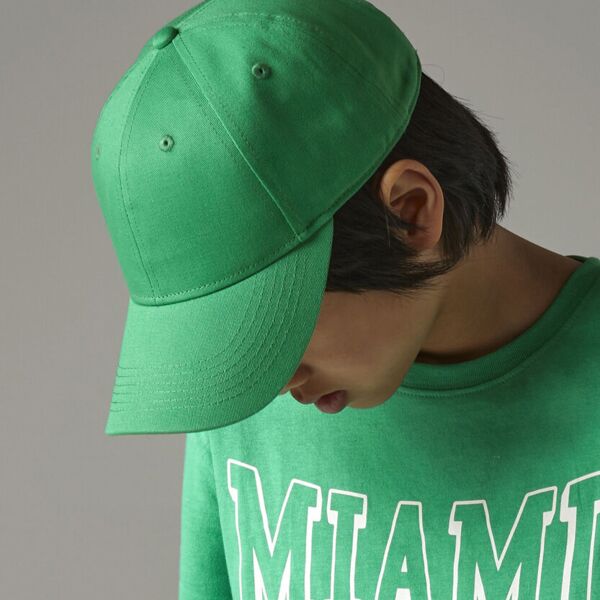 EarthAware® junior classic organic cotton 6-panel cap Thumbnail